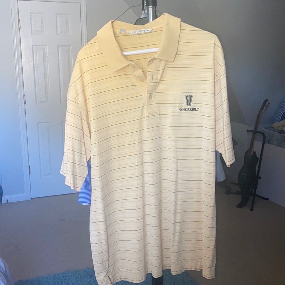 Cutter & Buck Vanderbilt striped shirt
